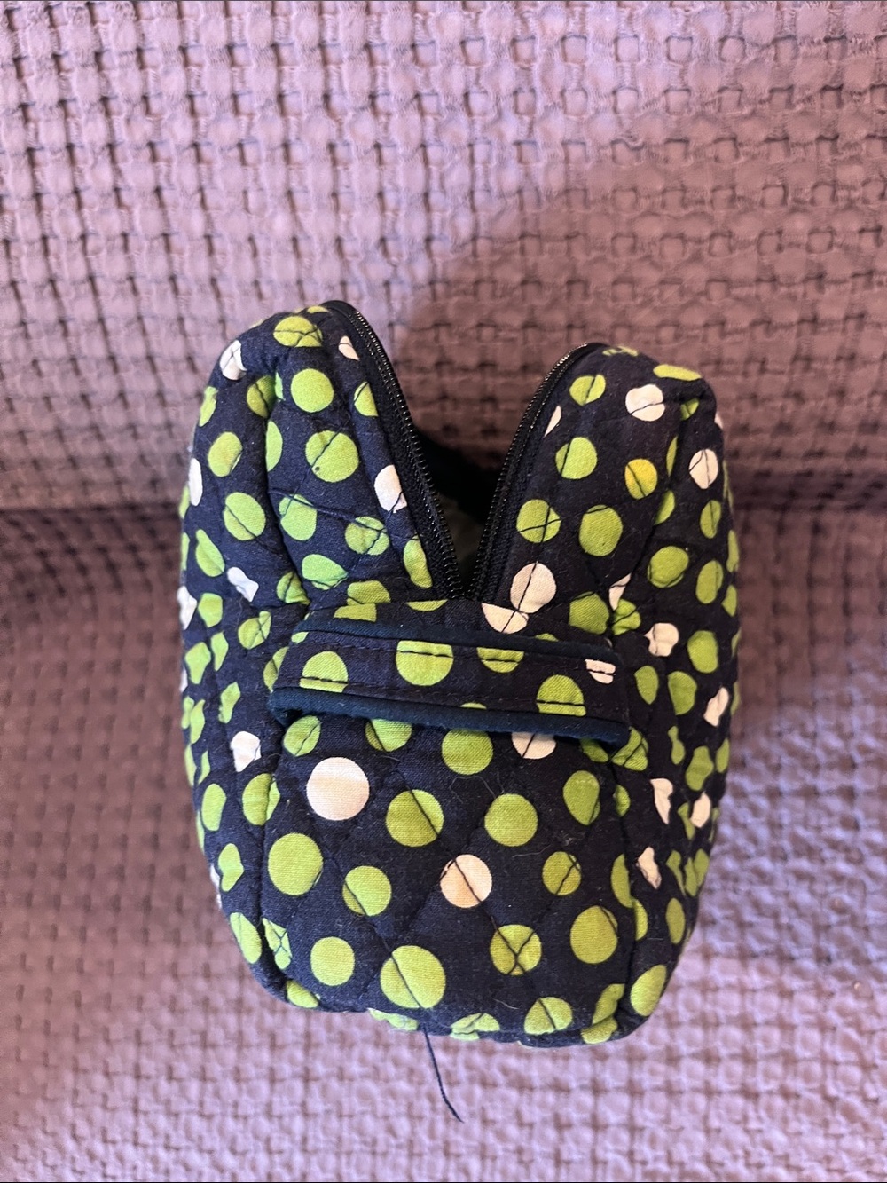 Vera Bradley Retired Lucky You Dots Cosmetic Bag Makeup Pouch Travel Organizer - Picture 6 of 7